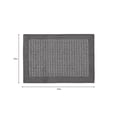 thumbnail image 5 of (2 pack) Mainstays Farmhouse Faux Sisal Olefin Gray Border Indoor Accent Rug, 1'8"x2'6", 5 of 11