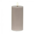 thumbnail image 1 of 6" Gray Led Pillar Candle, 1 of 1