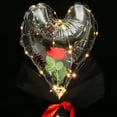 thumbnail image 3 of FRCOLOR glowing balloons Multi Color Transparent Luminous Balloon Set for Decor with Heart Shaped Plastic Balls 2pcs,31.5"X15.75"X3.94", 3 of 4