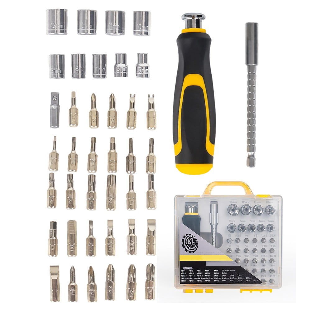 42 In 1 Screwdriver Set Magnetic Precision Screwdriver Repair for Phone Laptop Fangkenuo