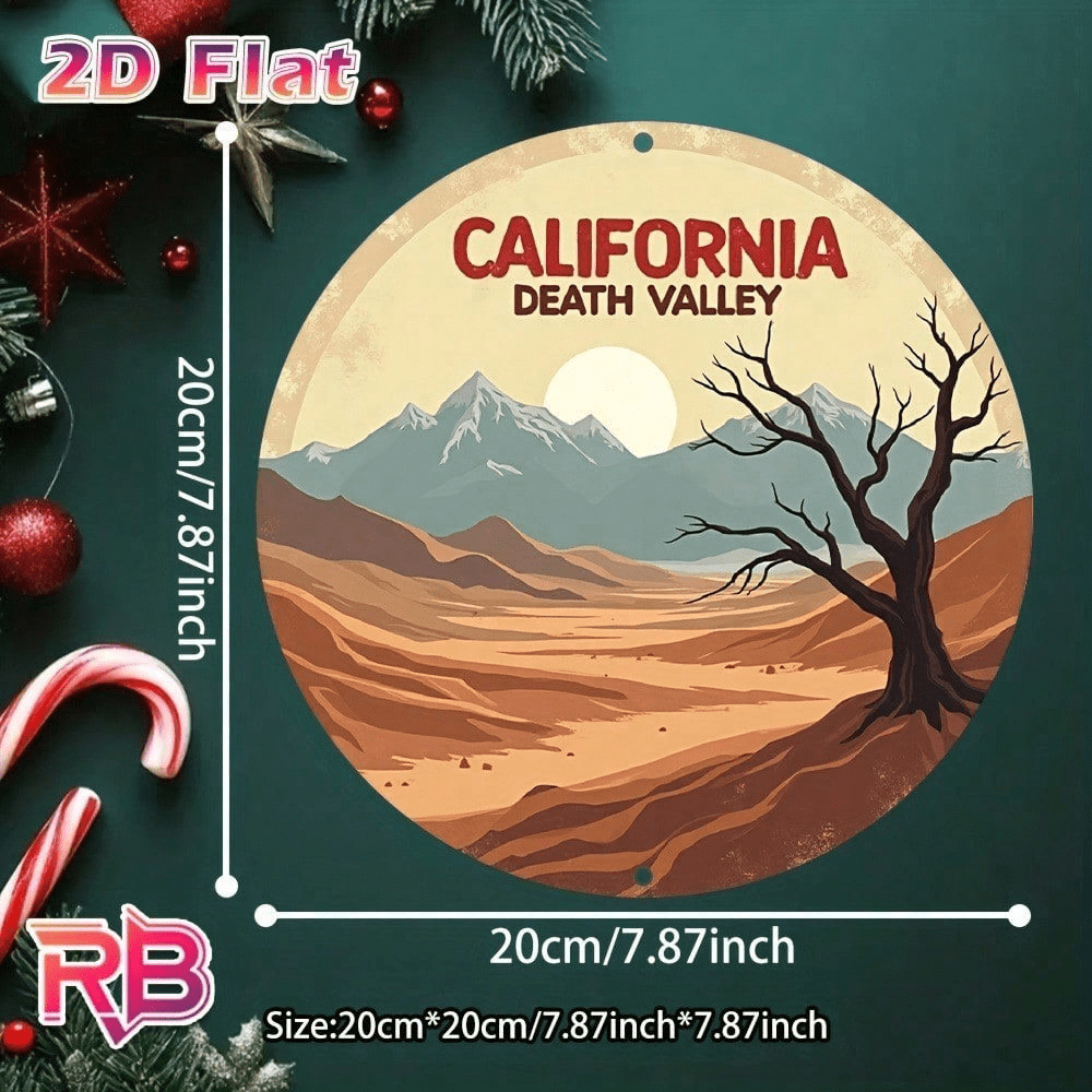 Round Metal Sign