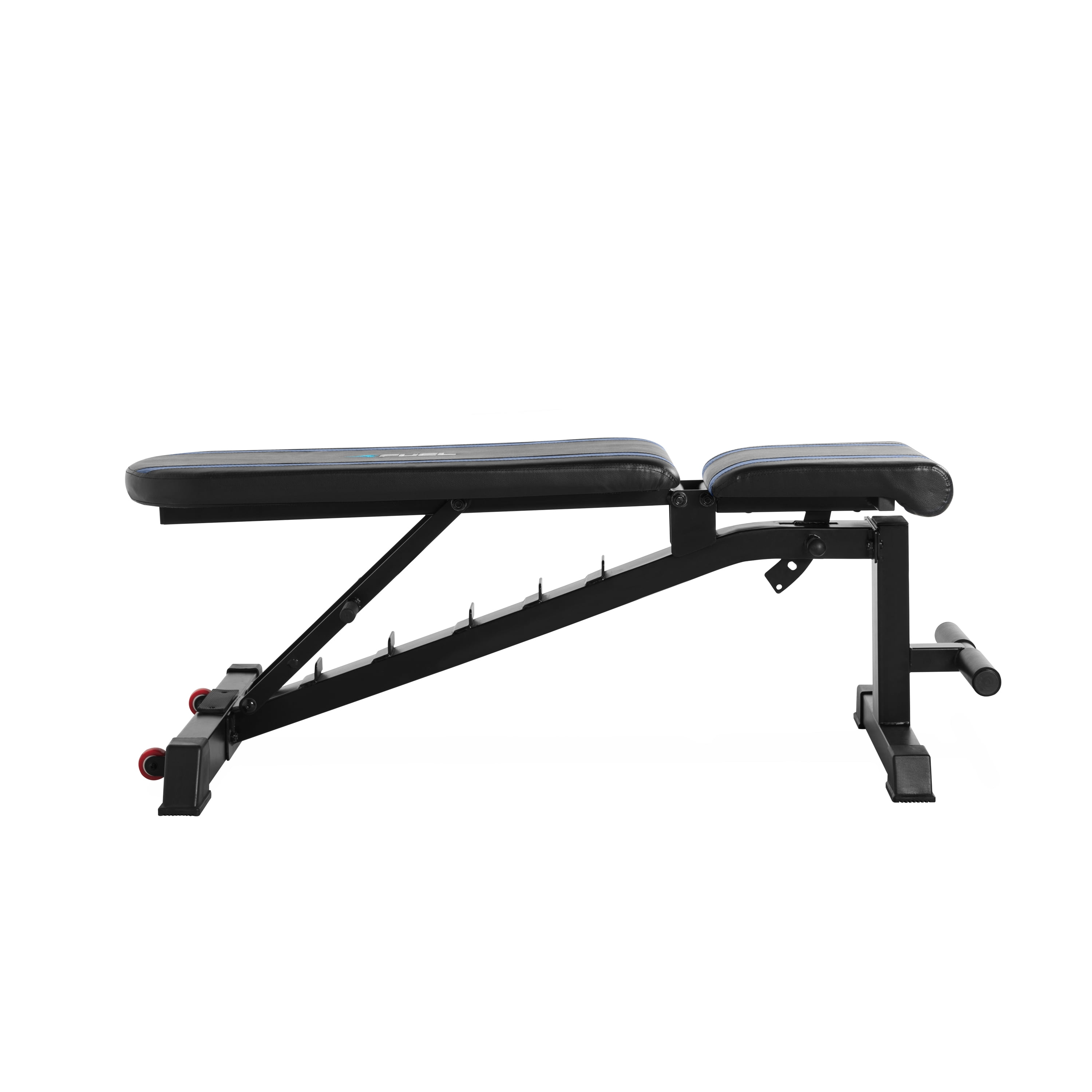 Fuel Pureformance Adjustable Utility Weight Bench, Blue Stripes