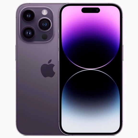Restored Apple iPhone 14 Pro - Carrier Unlocked - 128GB Deep Purple