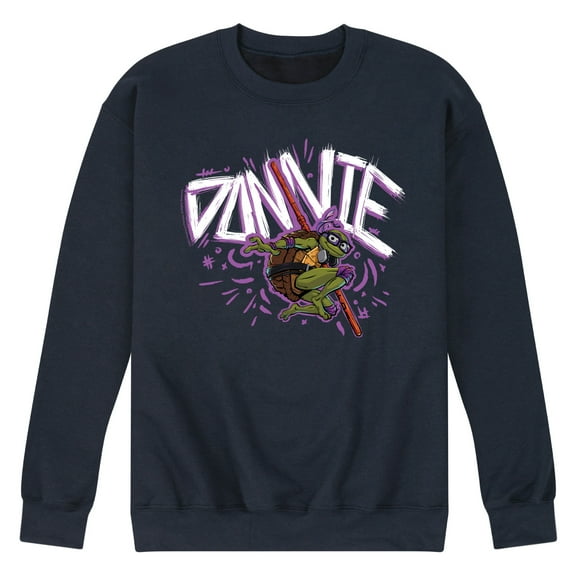 Teenage Mutant Ninja Turtles Mutant Mayhem - Sketch Donnie - Men's Crew Neck Fleece Pullover