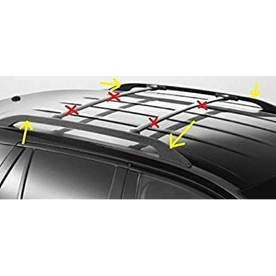 Ford oem factory stock genuine 2007 2008 2009 2010 2011 2012 2013 2014 edge side roof rails bars luggage rack kit hotsell