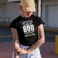 thumbnail image 2 of The Reason I'm Old and Wise Is Because God Protected Me, Wisdom Quote, Black T-Shirt, Small, 2 of 5