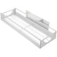 thumbnail image 2 of Organizador de gabinete de metal, estante de almacenamiento debajo del fregadero, organizador extraíble para baño y cocina, 2 of 7