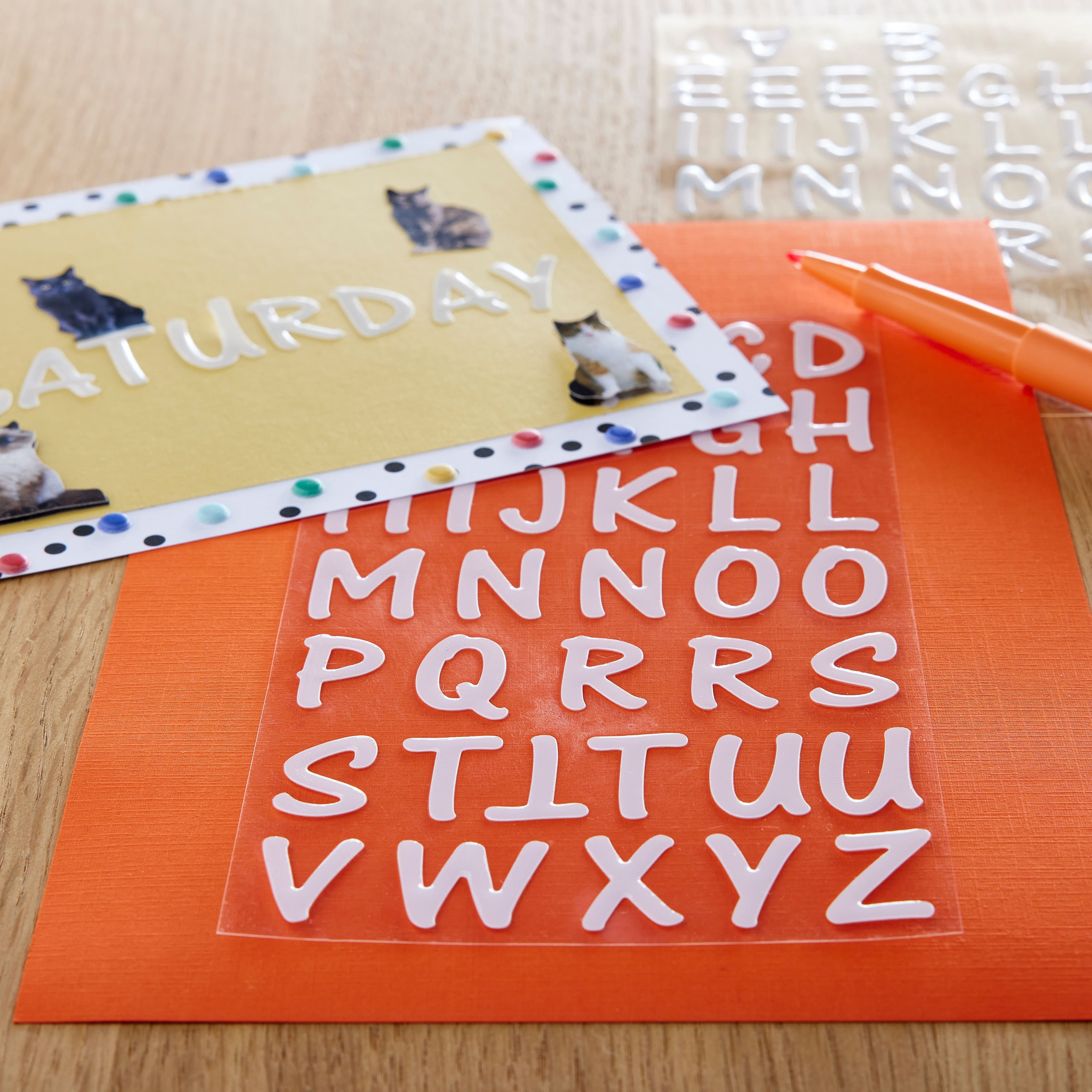 Recollections White Epoxy Alphabet Stickers, 12 Packs: 80 ct. (960 total)