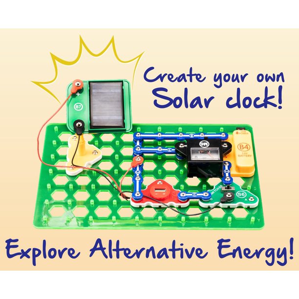 Snap Circuits Green Energy Kit for Grade School STEM Projects