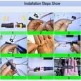 thumbnail image 5 of 708 piezas Kit de conector de terminal eléctrico automotriz Kit de conector de cable eléctrico automotriz impermeable 1/2/3/4/5/6 Pin macho y hembra, 5 of 5