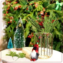Mlkoz Home decor, 20 Pcs Christmas Glitter Branches Artificial Christmas Picks Floral Twig Spray For Christmas Tree Ornaments DIY Xmas Wreath Garland, Birthday Gifts