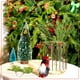 thumbnail image 4 of Adornos navideños, 20 ramas navideñas con purpurina, púas artificiales, ramitas florales para adornos de árbol de Navidad, guirnalda navideña de bricolaje, ramas de pino., 4 of 9