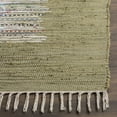 thumbnail image 3 of SAFAVIEH Montauk Tennyson Geometric Cotton Area Rug, Ivory/Olive, 9' x 12', 3 of 8