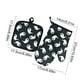 thumbnail image 3 of Halloween Baking Insulated Mitts Oven Microwave Mitts Pad Set Home, 3 of 6