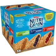 Kellogg's Nutri-Grain Bars Variety Pack (1.3 oz. bar, 36 ct.) 2packs
