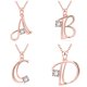 thumbnail image 5 of Collar Con Colgante De Letra Letra Personalizada A-Z Collar Con Colgante Minimalista Joyería Femenina Noticed AP007444-02, 5 of 6