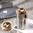 thumbnail image 2 of Binwennn Smart Coffee 450ml Tealier ’24 Coffee With Temperature Display Portable Hot And Cold Stainless Steel Coffee Cup Coffee Mugs with inside Us Coffee Mug Large Wide Mug Vintage Coffee Mugs, 2 of 7