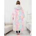 thumbnail image 2 of Sudadera con capucha KFUBUO Long Sherpa que brilla en la oscuridad, 2 of 7