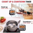 thumbnail image 3 of Temporizadores de cocina ThermoPro TM01 (paquete de 2) con cuenta regresiva/cuenta regresiva, 3 of 8