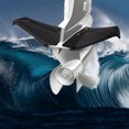 thumbnail image 1 of Boat Hydrofoil Stabilizer, Double Fins Outboard Hydrofoil Eliminates Bow Rise  for 50-300hp Outboard Engines, 1 of 7