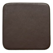 Dacasso Chocolate Brown Leather 4" Square Coaster
