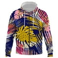 thumbnail image 1 of Mode Hommes Sweat à Capuche Décontracté à Fermeture Éclair Printemps et Automne Chandails en Molleton Oversize Veste Motif Abstrait, 1 of 5