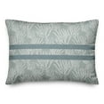 thumbnail image 2 of Creative Products White Coral Blue Stripe on Blue 20 x 14 Spun Poly Pillow, 2 of 3