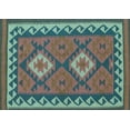 thumbnail image 1 of Ahgly Company Indoor Rectangle Oriental Light Blue Traditional Area Rugs, 7' x 9', 1 of 4
