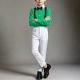 thumbnail image 6 of LEKWK Boys 3 Piece Suits Long Sleeve Dress Shirt With Bowtie and Suspender Pants Kids Formal Set For Wedding School Homecoming Performance Stage Outfit, 6 of 6