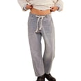 thumbnail image 3 of Women's Relaxed Fit Cropped Jeans with Mid Rise and Pockets Comfortable Wide Leg Denim for Casual Style, 3 of 9