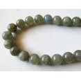 thumbnail image 2 of K-KED 15" 10mm Round Natural Gemstone Beads - Grey Labradorite, 2 of 4