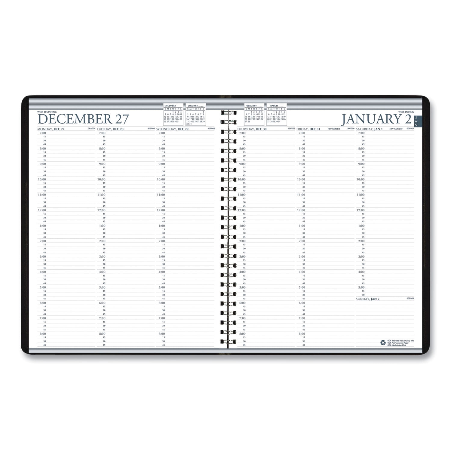 House of Doolittle Professional Weekly Planner, 24 Months, January-December