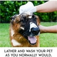 Scrubby Pet No Rinse Wipes Shampoo Mittens for Dogs & Cats, Grooming