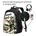 thumbnail image 2 of Xecao Cowboy Playing Guitar for Travel Laptop Backpack, USB-Charging-Enabled, Spacious Business Backpack for Men and Women,College School Computer Bag, 2 of 7