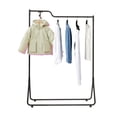 thumbnail image 4 of Simple Iron+Plastic Garment Rack ,Retail Display Clothing Rack, Single Rod, 4 of 15