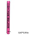 thumbnail image 2 of QualitChoice -Preuve Bouée Signal Tube Professionnel Inflation Robuste Saucisse Équipement Gonflable Marqueurs de Surface de Plongée Fluorescent Rose 1.2M * 15cm, 2 of 6
