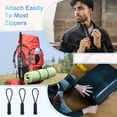 thumbnail image 7 of Uxcell Zipper Pulls Replacement, Nylon Cord Extension Zipper Pull Tab Tags for Handbag Backpacks Jackets Luggage Purses White Dots, 7 of 7