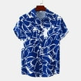 thumbnail image 5 of JLFKNG Mens Shirts Short Sleeve Dress Shirts For Men Regular Fit Polka Dot Printed Shirt With Pocket Casual Buttons Up Suitable For Vacation, 5 of 9