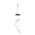 thumbnail image 3 of TKSE Solar Wind Chimes, LED Solar Color Change Wind Chimes Waterproof Bird Wind Chimes Light, Waterproof Outdoor Decorative Lights for Courtyard Garden Patio, 3 of 8