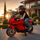 thumbnail image 3 of The Baby Shop Motocicleta Eléctrica Montable Rojo Deportiva Niño Tek-728, 3 of 7