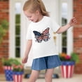 thumbnail image 4 of gljltg (3 - 10 Years) Boys' and Girls' Independence Day - Themed Printed Cotton Round - Neck Short - Sleeve T - Shirt, Soft Fabric, Great for Summer Parties, 4 of 8