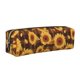 thumbnail image 1 of Fotbe Vintage Brown Plaid Sunflower Estuche para Lápices de Cuero con Estampado, Estuche con Cremallera Resistente, Organizador Compacto y Elegante para Papelería, 1 of 7
