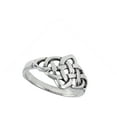 thumbnail image 4 of Oxidized Celtic Weave Infinity Knot Ring 925 Sterling Silver Band Jewelry Female Male Unisex Size 9, 4 of 4