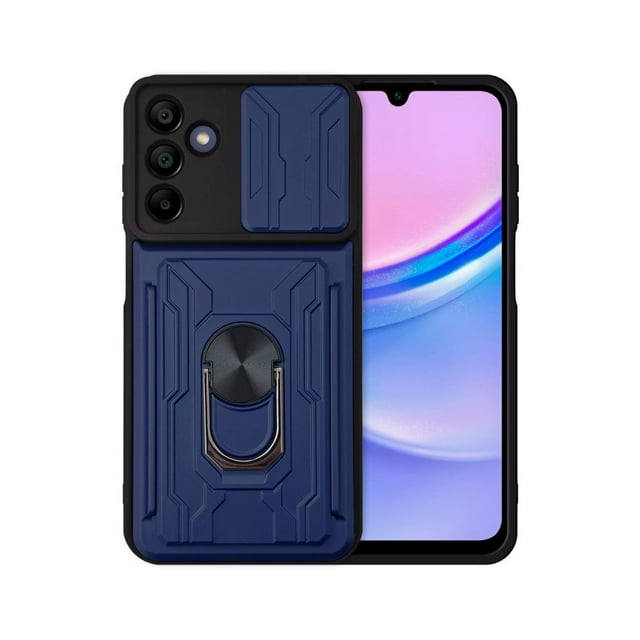 Funda Anillo y Tarjetero Card Slot para Samsung A15