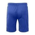 thumbnail image 3 of Mens Athletic Shorts 3 Inch Inseam Loose Fit Running Gym Workout Shorts Breathable Lightweight Summer Outdoor Clothes Blue, Size L, 3 of 5