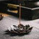 thumbnail image 4 of Incense Burner, Incense Holder for Sticks, Brass Lotus Incense Stick Holder and Detachable Ash Cather, 4 of 4
