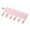 Pink, variant on Hanging Sock Dryer with 6 Clips, Portable Foldable Clothes Peg Organizer for Travel, Indoor & Outdoor Use