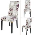 thumbnail image 4 of Printed Dining Room Chair Covers Set of 6, Stretch Kitchen Chair Covers Washable Parsons Chair Slipcover Removable Dining Chair Protectors for Hotel,Ceremony,Banquet(Blooming Flower), 4 of 6