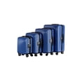 thumbnail image 3 of Travel Elite - Set 4 Maletas Rígidas de Viaje, G (25 kg), M (20 kg), C (10 kg), Carry On (8kg), Varios Colores azul Unitalla, 3 of 5