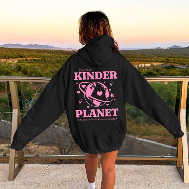 TINZ Chandails pour Femmes Décontractés à Manches Longues T-Shirts Graphiques Chandails à Capuche Chandails à Enfiler Hauts Chandails pour Femmes Chandails à Capuche Tunique d'Hiver Petit Chandail à Capuche pour Femme